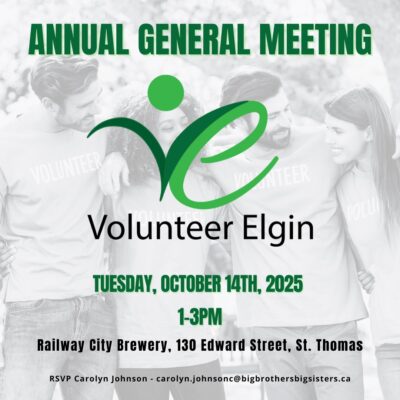 Annual General Meeting from Volunteer Elgin